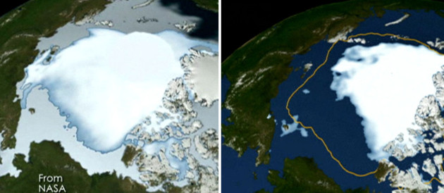 Signe des temps: Fonte record de la banquise arctique