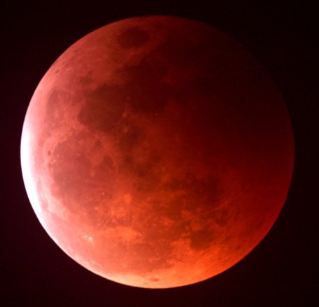 Un événement astronomique rarissime: La lune rouge